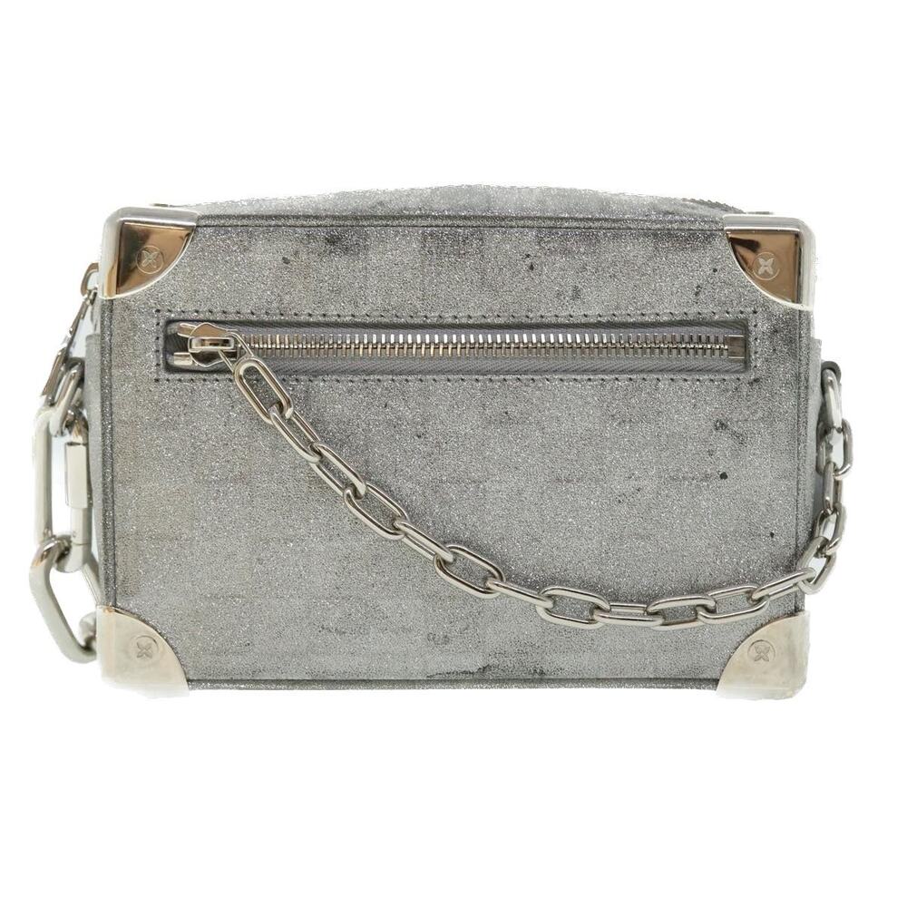 Louis Vuitton Damier Glitter Mini Soft Trunk Shoulder Bag Silver